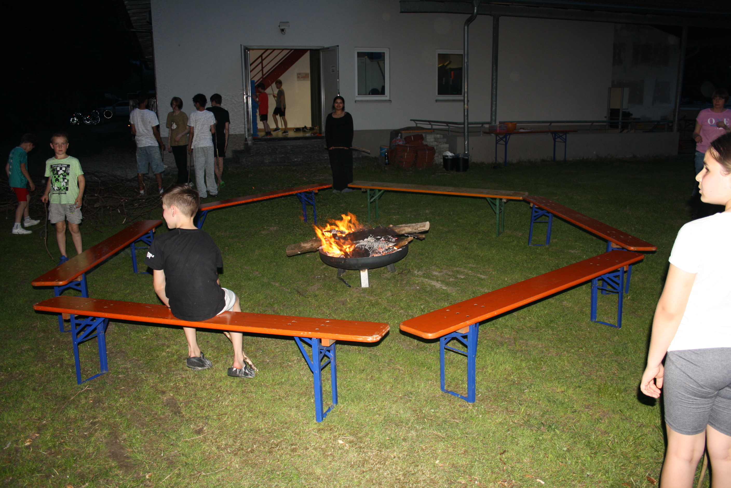Lagerfeuer am Abend - immer ein Hit